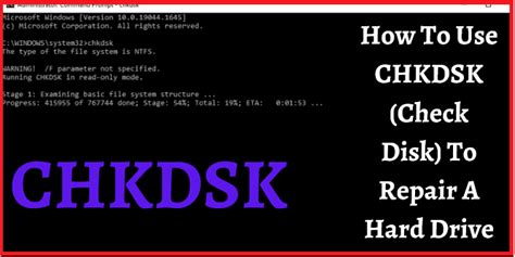 How to use chkdsk to repair SD card?
