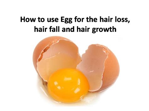 How to use egg for hair growth?