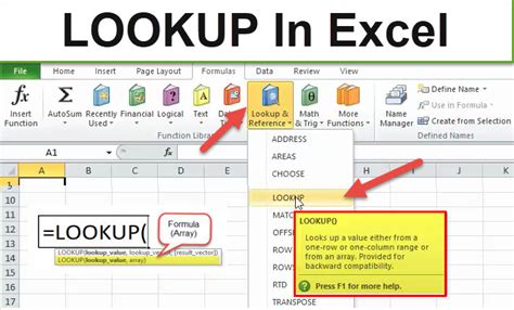 How to use the lookup function?