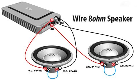 How to wire 4Ohm speakers to 8Ohm?