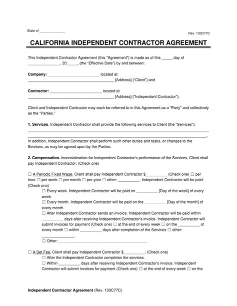 How to work as a contractor in California?