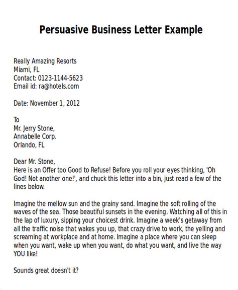 How to write a persuasive letter?