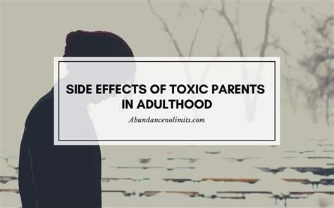 How toxic parents affect adulthood?