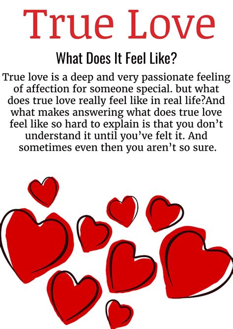 How true love really feels?