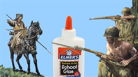How was glue made in ancient times?