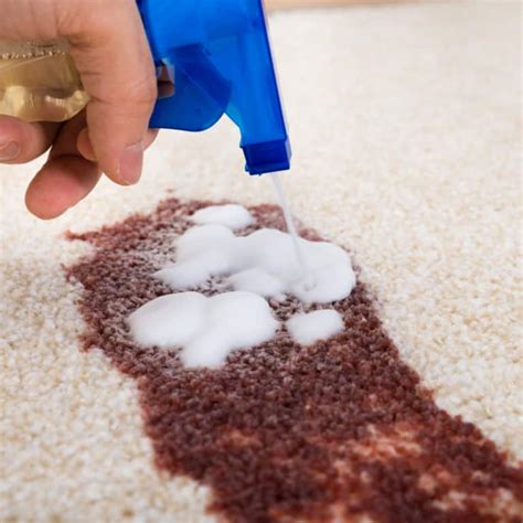How water should not be used to remove which stain?