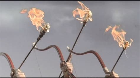 How were fire arrows made?