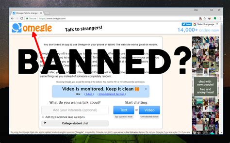 In which country Omegle is banned?