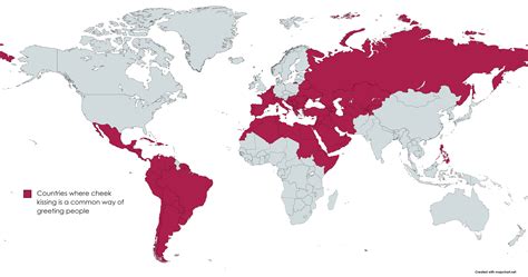 In which country kiss is common?