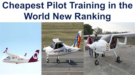 In which country pilot training is cheapest?