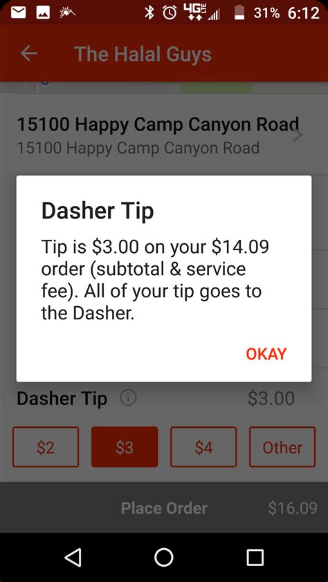 Is $3 a good Dasher tip?