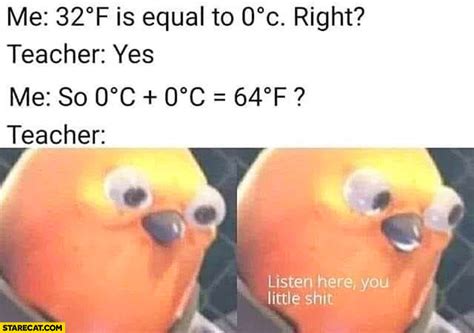 Is 0 C 0 C equal to 64 F?