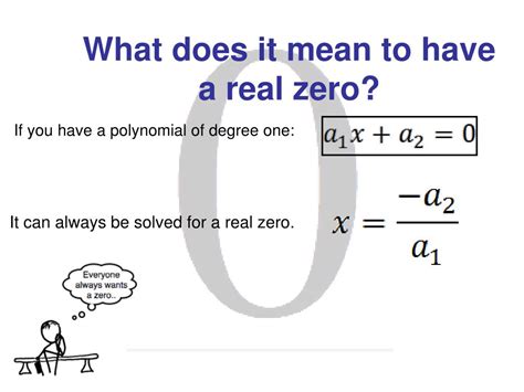 Is 0 a real zero?