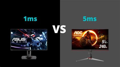 Is 0.5 MS better than 1ms?