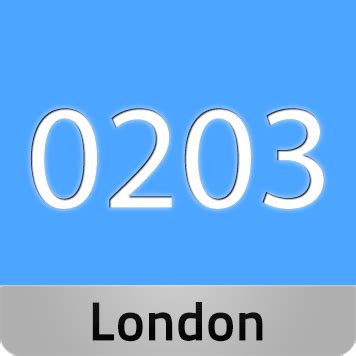 Is 0203 a London number?