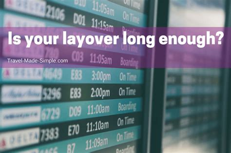 Is 1 hour layover enough for luggage transfer?