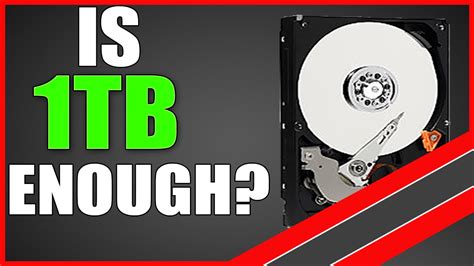 Is 1 terabyte enough for gaming?
