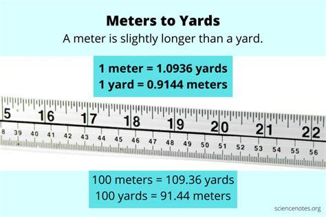 Is 1 yard longer than a meter?