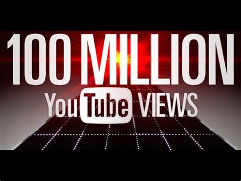 Is 100 million views on YouTube good?