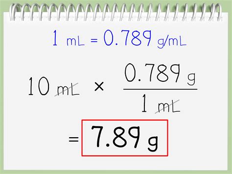 Is 1000 mL equal to g?