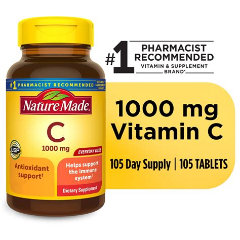 Is 1000 mg a lot of vitamin C?