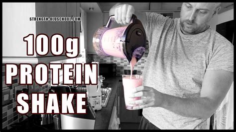 Is 100g protein shake too much?