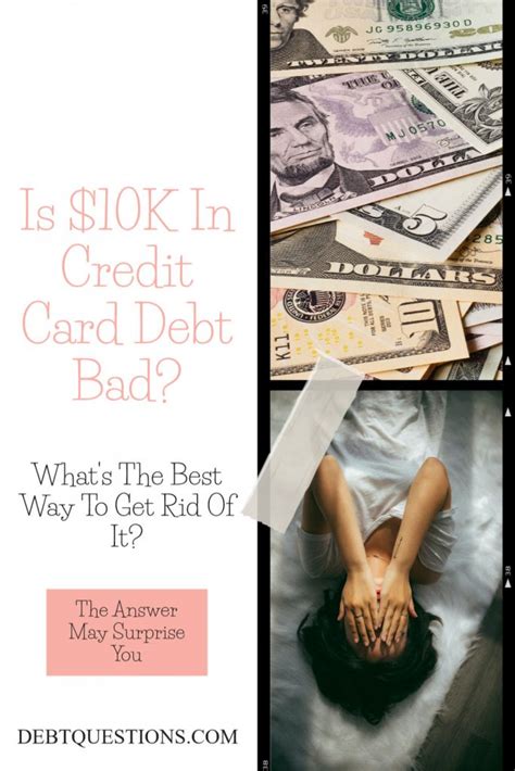 Is 10k credit card debt bad?