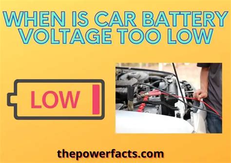 Is 11.6 volt too low for a car battery?