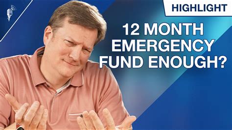 Is 12 month emergency fund too much?