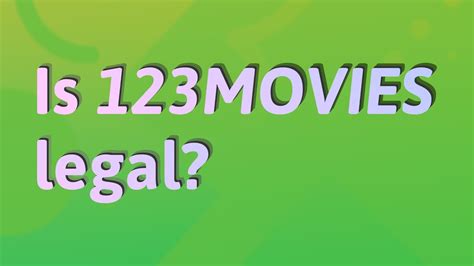 Is 123Movies legal?
