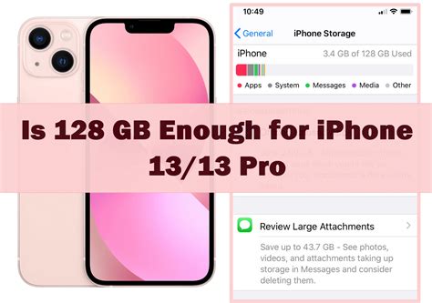 Is 128 GB enough for iPhone?