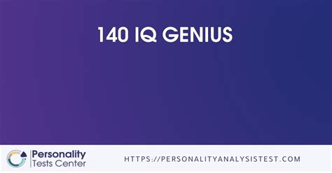 Is 140 IQ a genius?