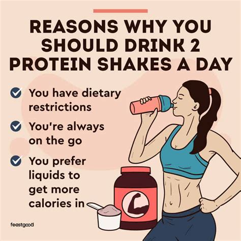 Is 2 protein shakes a lot?