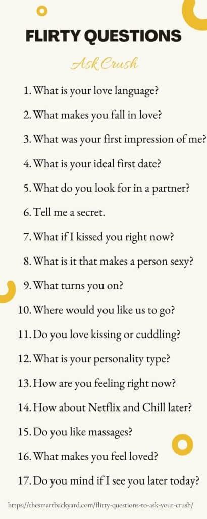 Is 20 questions flirting?