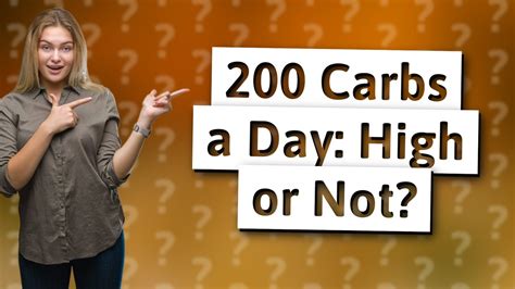 Is 200 carbs a day high?