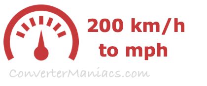 Is 200 km per hour fast?