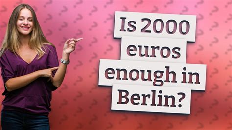 Is 2000 euros enough in Germany?