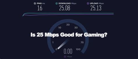 Is 25 Mbps good for Call of Duty?