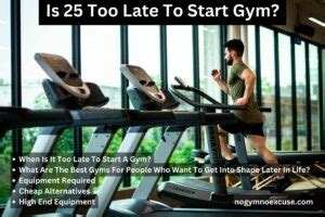 Is 25 too late to get ripped?