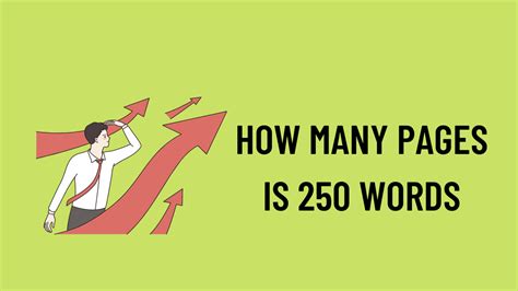 Is 250 words a page?