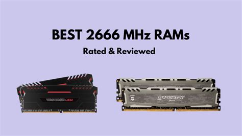 Is 2666 RAM too slow?