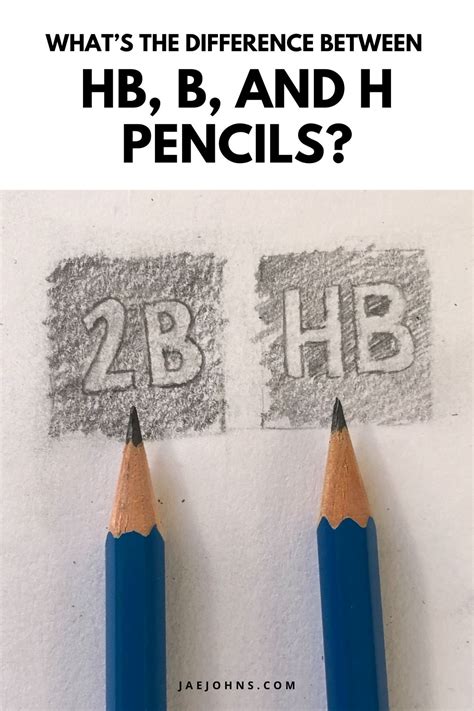 Is 2B and 2H pencil the same?