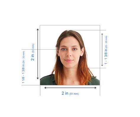 Is 2x2 photo passport size?