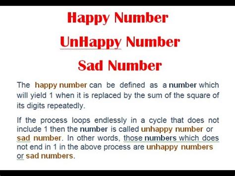 Is 3 a happy or sad number?