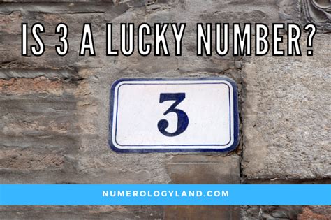 Is 3 a lucky number for business?