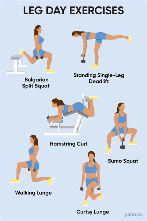 Is 3 exercises enough for legs?