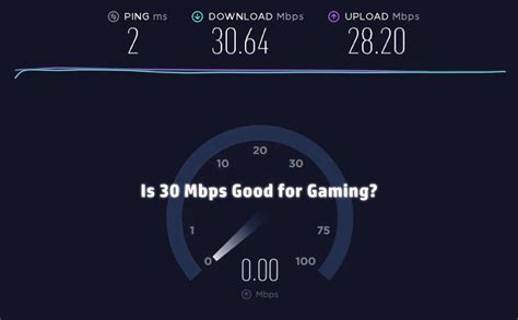 Is 30 Mbps good for gaming?