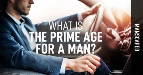 Is 30 a prime age for a man?