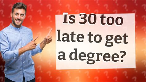 Is 30 too late to learn math?