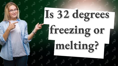 Is 32 degrees freezing?